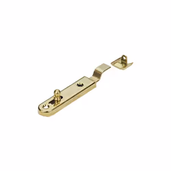 Loquet à levier - Laiton Ce loquet à levier en laiton est idéal pour les portes et fenêtres. Il est doté d'une finition de ha ...