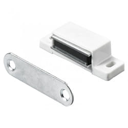 Lot de 10 loqueteaux magnétiques plastique HETTICH, L.14.5 x l.45.3 mm