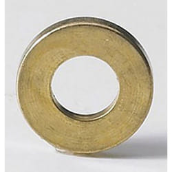 Lot de 6 bagues paumelles laiton pour meuble HETTICH, L.2.5 x Diam.16.4 mm
