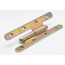 Paumelle gauche Acier Pour Fenêtre L.80x45mm - Hettich