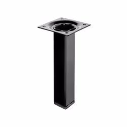 Description générale Pied de meuble robuste et élégant, conçu par HETTICH. Fabriqué en acier avec une finition époxy noir, il ...