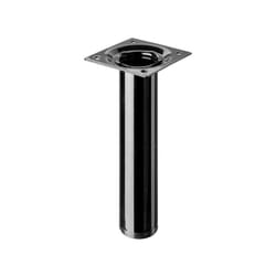 Pied Meuble Cylindrique Hettich Fixe Acier Époxy Noir