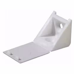 Couleur : Blanc Type de produit : D'angle Usage du produit : Pour renfort et stabilisation de meubles Matière principale : Pl ...