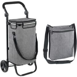 Maximex - Chariot de courses sur roulettes avec sac isotherme, 38 l