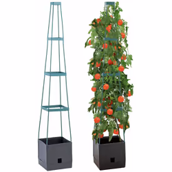 Pot avec supports : créez des conditions idéales pour les plantes grimpantes dans votre jardin Pour les plantes grimpantes : ...
