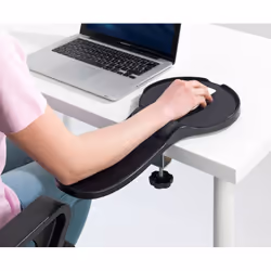 Ce tapis de souris est équipé dun support pour lavant-bras très confortable. Le point de contact pour le poignet est souple.  ...