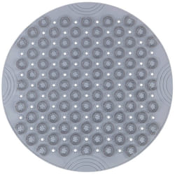Tapis de douche antidérapant avec bractées de massage des pieds, ø 55 cm