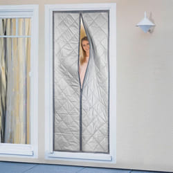 WENKO Rideau de Porte Isolation Thermique  Anti-Froid et Chaleur  Réduit Bruit et Lumière  Fermeture Magnétique  Noir