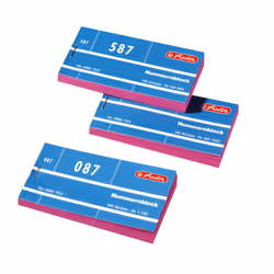 Herlitz 892703, Rectangle, Multicolore, Papier, 100 feuilles