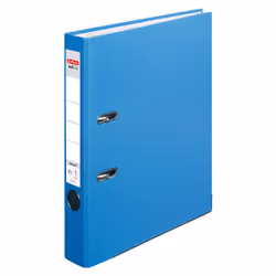 Herlitz maX.file, A4, Anneau en D, Rangement, Polypropylène (PP), Bleu