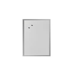 Herlitz 10524627 tableau magnétique & accessoires 400 x 600 mm Argent, Blanc