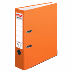 Herlitz maX.file, A4, Anneau en D, Rangement, Polypropylène (PP), Orange