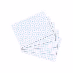 Herlitz 10621431, Blanc, Papier quadrillé, 170 g/m², 100 pièce(s)