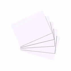 Herlitz 10621449, Blanc, 170 g/m², 100 pièce(s)