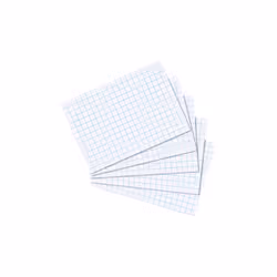 Herlitz 10621456, Blanc, Papier quadrillé, 170 g/m², 100 pièce(s)