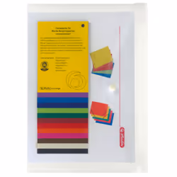 Herlitz 10657930 fichier Polypropylène (PP) Transparent A4