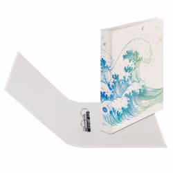 Herlitz 50033416 classeur à anneaux A4 Bleu, Vert, Blanc