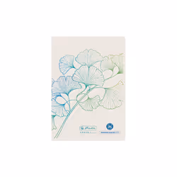 Herlitz GREENline, Motif, Blanc, A6, 32 feuilles, Papier ligné, Adulte