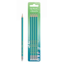 Herlitz 50033638 crayon graphite HB 4 pièce(s)