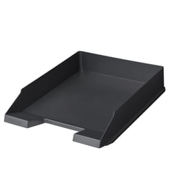 Herlitz 50033942 bac de rangement de bureau Plastique Anthracite