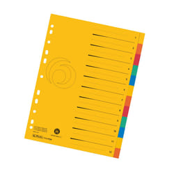 Herlitz 50036318 intercalaire de classement Couleurs assorties