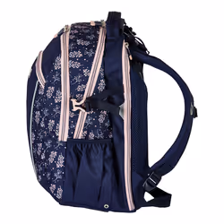 Herlitz Ultimate Blossom sac à dos Cartable sac à dos Beige, Marine Polyester