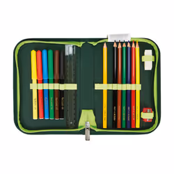 Herlitz SoftLight Plus Jungle Ensemble de cartables Garçon Polyester Vert, Olive