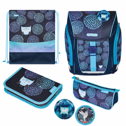 Herlitz FiloLight Plus Flower Owl, Étui pour crayons, Sac de sport, Plumier, Cartable, Fille, Ecole primaire, Sac à dos, 16 L ...