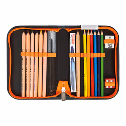 Herlitz FiloLight Plus Speed Ensemble de cartables Garçon Polyester Noir, Orange