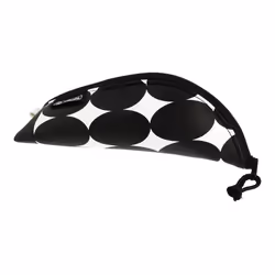Herlitz 50039173 trousse à crayons Coton, Cuir bycast Noir, Blanc