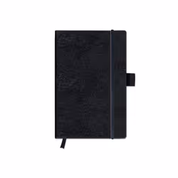 Herlitz 10789451, Monochromatique, Noir, A6, 96 feuilles, Mat, 80 g/m²