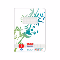 Herlitz GREENline, Image, Vert, Blanc, A5, 16 feuilles, 80 g/m², Papier quadrillé