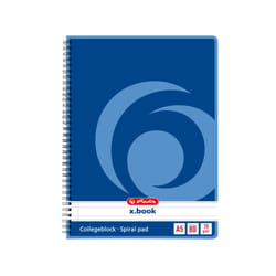 Herlitz 297515 bloc-notes A5 80 feuilles Bleu