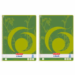 Herlitz 303453 bloc-notes A4 80 feuilles Vert