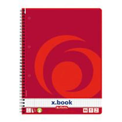 Herlitz 10834117 bloc-notes A4 80 feuilles Rouge