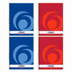 Herlitz 10834117 bloc-notes A4 80 feuilles Rouge