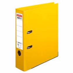 Herlitz 10834356, A4, Polypropylène (PP), Jaune, 8 cm, 1 pièce(s)