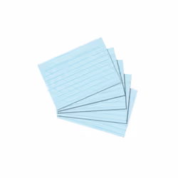 Herlitz 10836310, Bleu, 170 g/m², 100 pièce(s)
