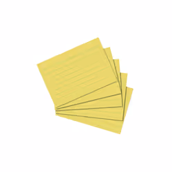 Herlitz 10836328, Jaune, 170 g/m², 100 pièce(s)