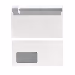Herlitz 10836344, DL (110 x 220 mm), Blanc, Papier, 75 g/m², Forest Stewardship Council (FSC) Mix, 220 mm