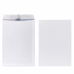 Herlitz 10837540, C4 (229 x 324 mm), Blanc, Papier, Forest Stewardship Council (FSC), 25 pièce(s)