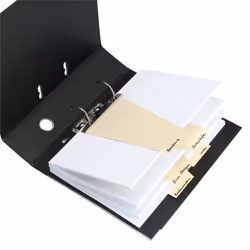 Herlitz 10838381 intercalaire Carton Jaune 100 pièce(s)