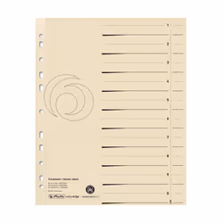 Herlitz 10840205, Beige, Carton, 100 feuilles, A4