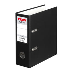 Herlitz 10842300 classeur à anneaux A5 Noir