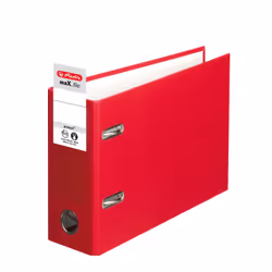 Herlitz 10842342 classeur à anneaux A5 Rouge