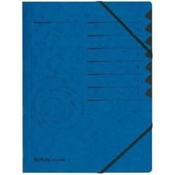 Herlitz 10843050 intercalaire de classement Bleu