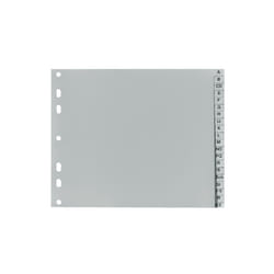 Herlitz 10843514 intercalaire de classement Gris