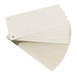 Herlitz 10843654 intercalaire Carton Blanc 100 pièce(s)