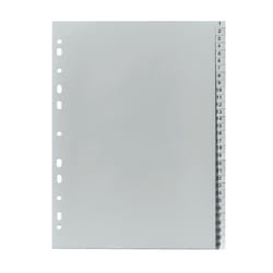 Herlitz 10843712 intercalaire de classement Gris