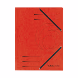 Herlitz 10843902, A4, Carton, Rouge, Elastique, 1 pièce(s)